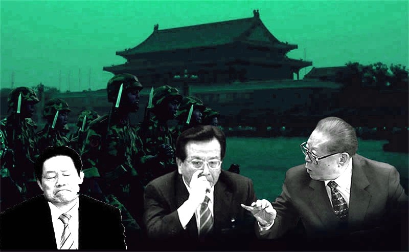 中共党史学者曾透露，江曾对习近平发起三次招招致命的大攻击。不过，三个回合均以失败告终。(新唐人合成) 