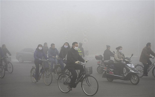 雾霾中国与灰埋庞贝 (组图)