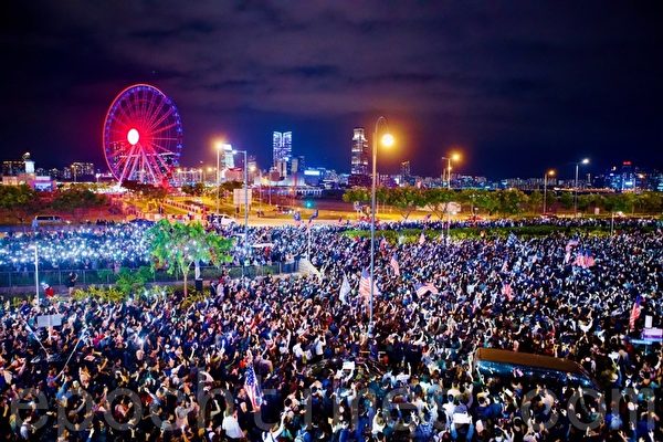 川普成香港英雄 港人感恩节集会感谢美国