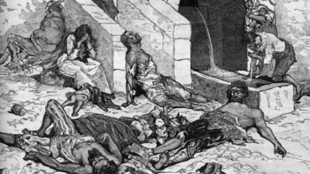 瘟疫肆虐罗马 每个巨大的坟墓容纳7万尸体