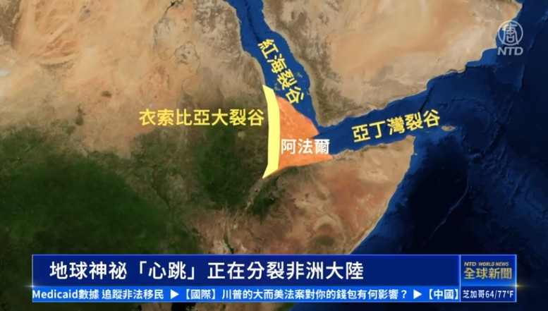 地球神秘“心跳”正在分裂非洲大陆
