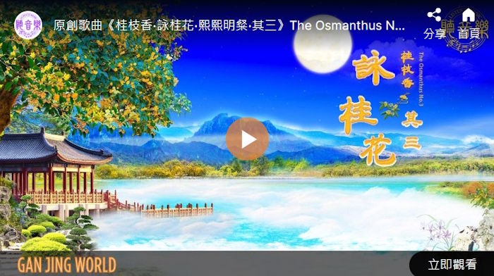 【歌曲】桂枝香‧咏桂花‧其三