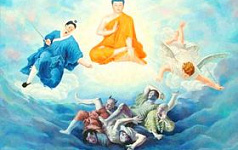 谎言重复一千遍也不会成为真理（明慧网图片）