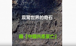 震惊世界的奇石 藏『中国共产党亡』
